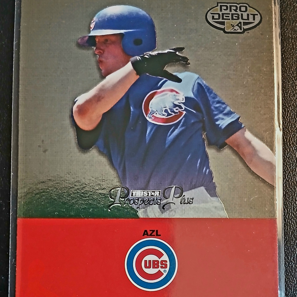 debut Baseball Card - Blue